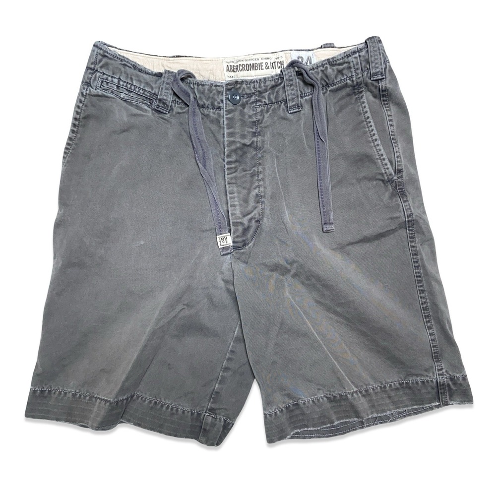 Abercrombie Fitch Regulation Officer Chino Shorts Mens Size 34 Paratrooper - Picture 1 of 7